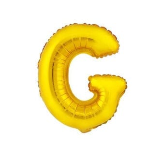 Balónek fóliový TORO písmenko "G" 30cm
