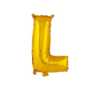Balónek fóliový TORO písmenko "L" 30cm