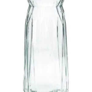 DUIF Skleněná váza RUBY 24cm čirá