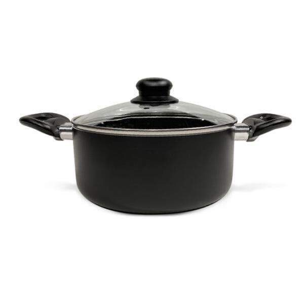 Kastrol s poklicí KITCHISIMO Nero ø20cm 2