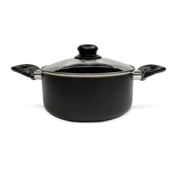 Kastrol s poklicí KITCHISIMO Nero ø20cm 2