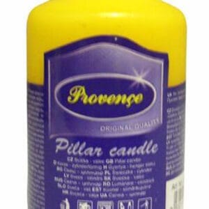 Neparfemovaná svíčka PROVENCE 8cm žlutá