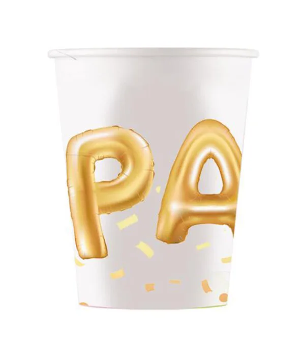 PROCOS Papírový kelímek 200ml party 8ks