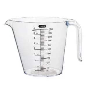 Plastová odměrka s výlevkou TORO 1000ml