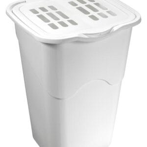 Plastový koš na špinavé prádlo HEIDRUN 50l Varianta: TAUPE
