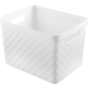 Plastový košík HEIDRUN 36x27x23cm MIX barev