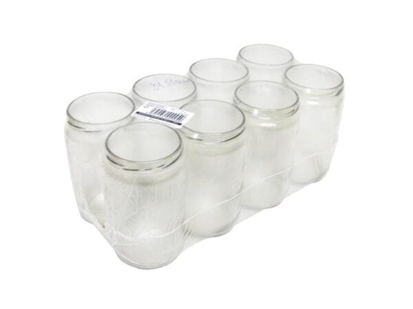 TORO Zavařovací sklenice 720ml TWIST uzávěr 8ks