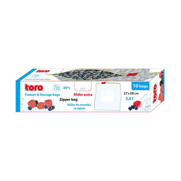Potravinový sáček na zamražení TORO 10ks 3800ml