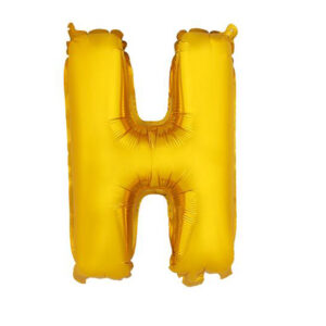 Balónek fóliový TORO písmenko "H" 30cm