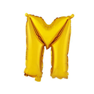 Balónek fóliový TORO písmenko "M" 30cm