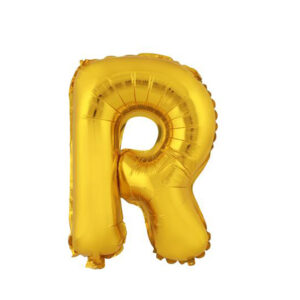 Balónek fóliový TORO písmenko "R" 30cm