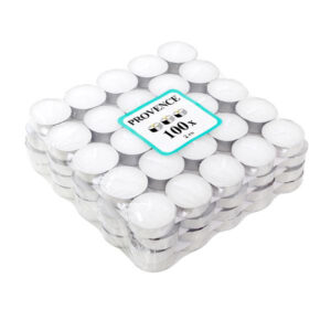 Čajová svíčka PROVENCE 100ks bílá