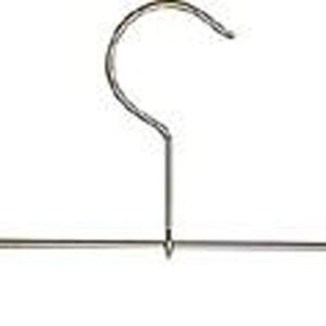 Chromové ramínko na kalhoty s klipy TORO