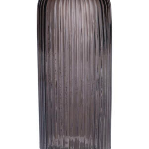 DUIF Skleněná váza NORA 25cm šedá