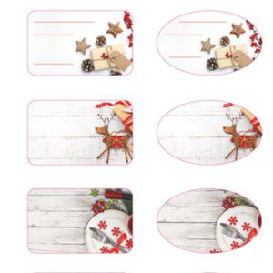 Dárkové nálepky TORO 96ks vánoční