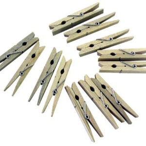 Dřevěné kolíčky na prádlo TORO 24ks