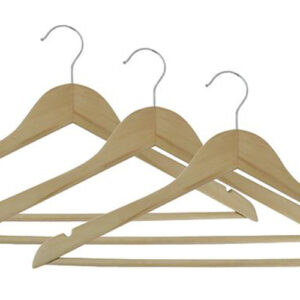 Dřevěné ramínko na šaty TORO 3ks