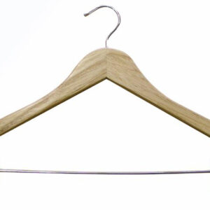 Dřevěné ramínko na šaty a kalhoty TORO