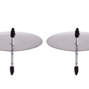 Držák svíčky do adventních věnců TORO 4ks stříbrný