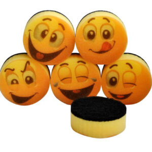 Houbička na nádobí TORO 6ks smajlík