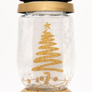 Hřbitovní lucerna BOLSIUS 22 cm zlatý stromek