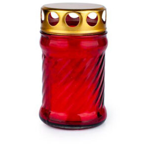 Hřbitovní svíčka ve skle PROVENCE 8 hodin MIX barev