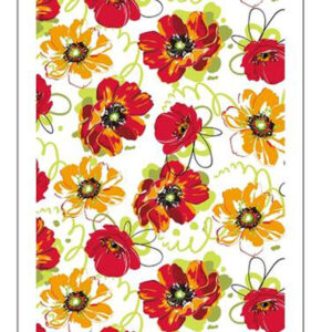 Kuchyňská utěrka TORO 38x63cm červené květy