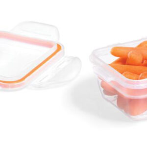 LOCKNLOCK Dóza na potraviny LOCK EasyMatch 170ml oranžová