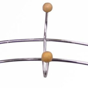 Nástěnný drátěný věšák TORO 3 háčky