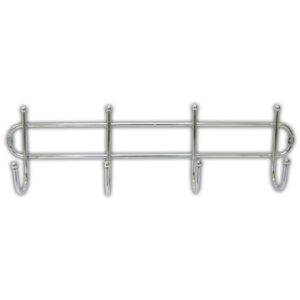 Nástěnný drátěný věšák TORO 4 háčky