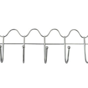 Nástěnný drátěný věšák TORO 5 háčků