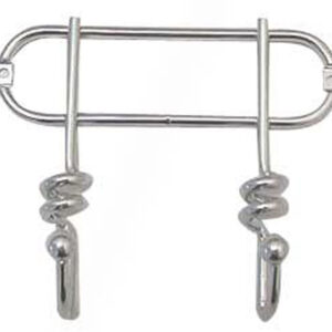 Nástěnný věšák TORO Twist 2 háčky