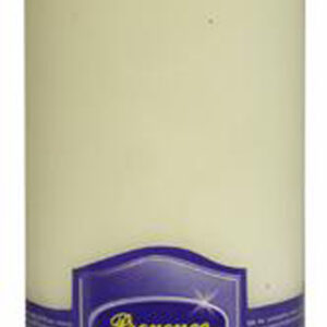 Neparfemovaná svíčka PROVENCE 16cm bílá