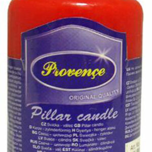 Neparfemovaná svíčka PROVENCE 8cm červená