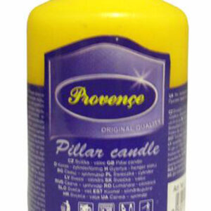 Neparfemovaná svíčka PROVENCE 8cm žlutá
