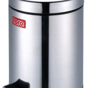 Nerezový nášlapný odpadkový koš TORO 20l