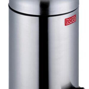 Nerezový nášlapný odpadkový koš TORO Retro 12l