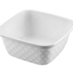 Plastové čtvercové umyvadlo HEIDRUN 9l MIX barev