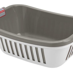 Plastový koš na čisté prádlo HEIDRUN 2ks