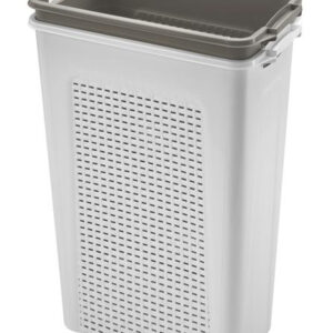 Plastový koš na špinavé prádlo HEIDRUN 2x45l