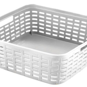 Plastový košík HEIDRUN 19x29x10cm MIX barev Varianta: TAUPE