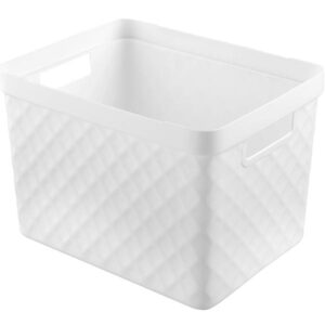 Plastový košík HEIDRUN 36x27x23cm MIX barev