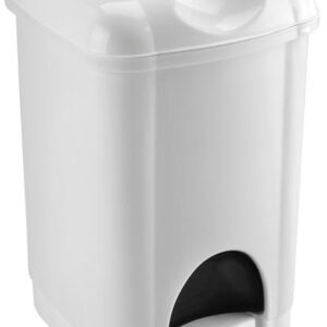 Plastový nášlapný odpadkový koš HEIDRUN 16l.