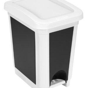 Plastový nášlapný odpadkový koš HEIDRUN 30l.