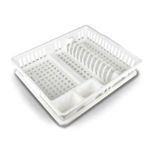 Plastový odkapávač s podnosem HEIDRUN 47x39cm Varianta: ZELENÁ