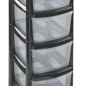 Plastový regál 4 zásuvky HEIDRUN 29x38x78cm