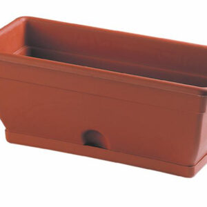 Plastový truhlík s podmiskou HEIDRUN Bell 40x20x17cm