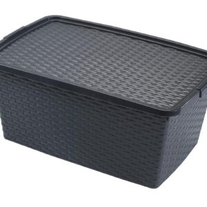 Plastový úložný box s víkem HEIDRUN 40l