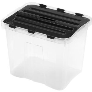 Plastový úložný box s víkem HEIDRUN Classic 24l