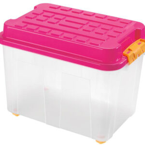 Plastový úložný box s víkem HEIDRUN Kubrik 75l